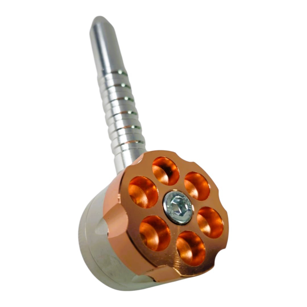Grinder Trillador Pipa Tambor Revolver - Imagen 2