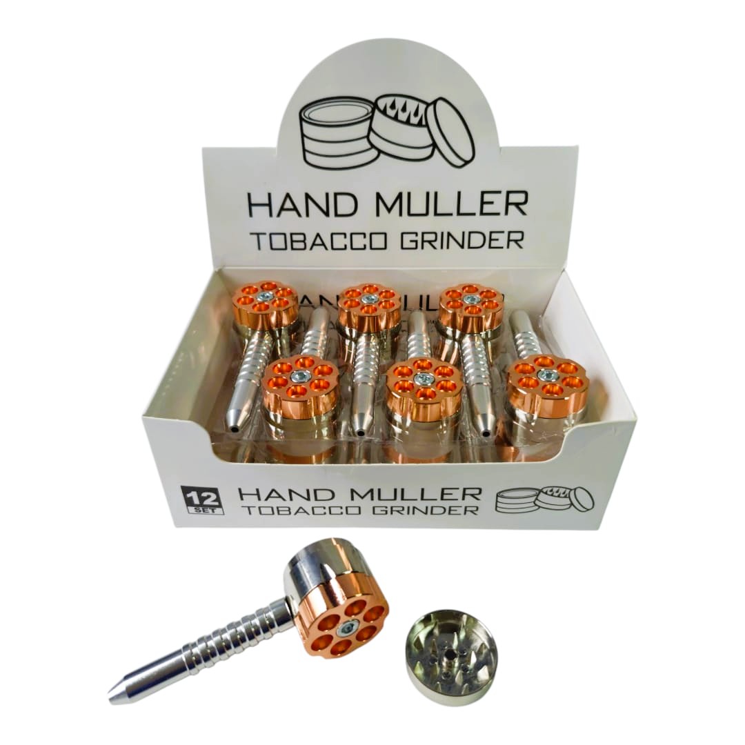 Grinder Trillador Pipa Tambor Revolver