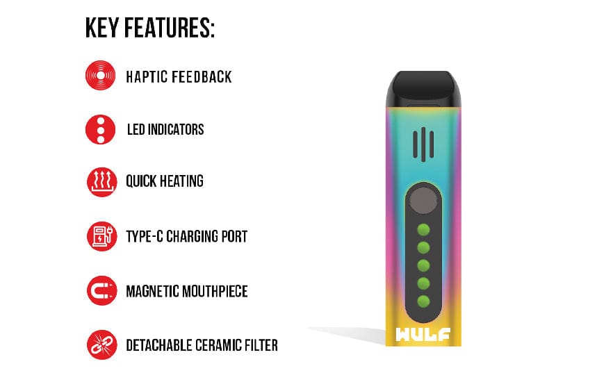 Vaporizador portátil de hierbas secas Wulf Mods Flora - Imagen 3