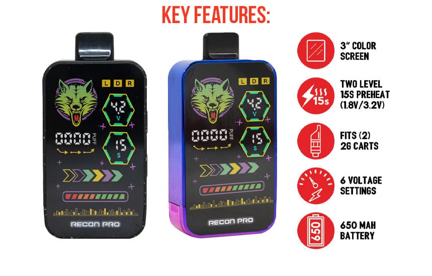 Batería Wulf Mods Recon Pro Dual 510 - Imagen 2