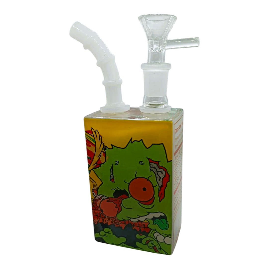 Bong Vidrio Pipa de Agua Caja De Jugo - Imagen 2