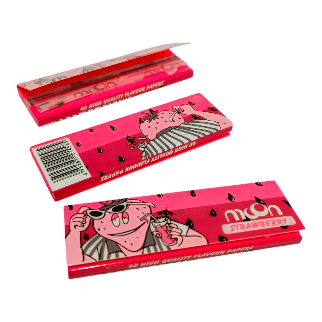 Papel De Liar Moon Sabor Fresa 1-1/4 - Imagen 2